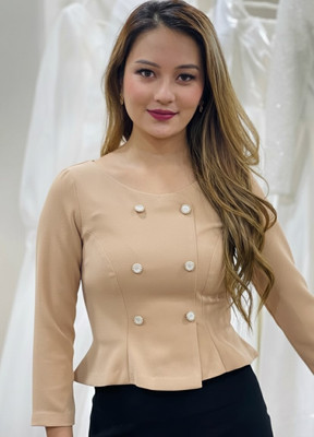 MODISHMOSE Casual Solid Women White Top
