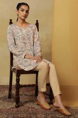 W Casual Printed Women Multicolor Top