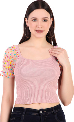 Tlismi Casual Printed Women Pink Top