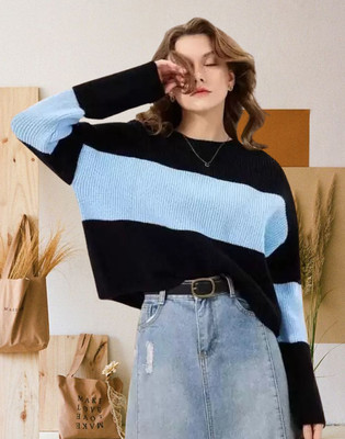 GLOZA CREATION Full Sleeve Self Design Women Sweatshirt