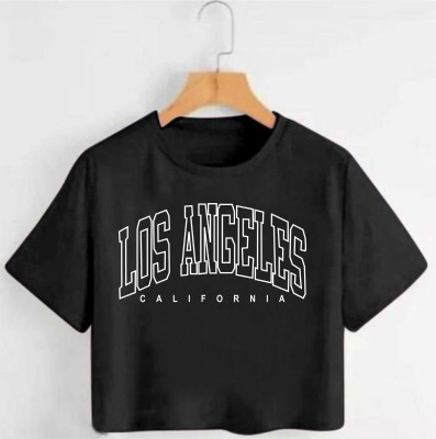 EXITOS Casual Printed Women Black Top