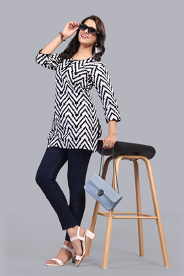 ATHARVFASHION Casual Printed Women Multicolor Top