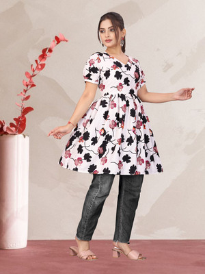 HIT FASHION HUB Beach Wear Floral Print Women Multicolor Top