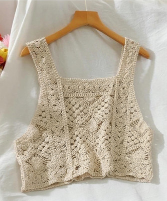 Y company Casual Self Design Women White Top