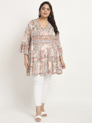 Veldress Casual Printed Women Multicolor Top