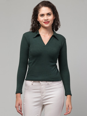 HouseOfCommon Casual Printed Women Multicolor Top