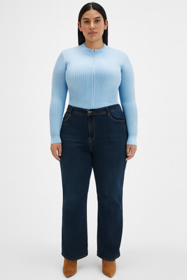 Shri Balaji Enterprise Casual Self Design Women Light Blue Top