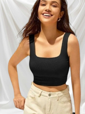MAFIA OX Casual Solid Women Beige Top