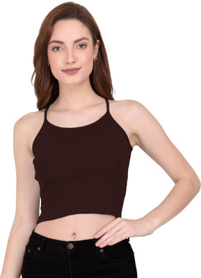 THE BLAZZE Casual Self Design Women Maroon Top