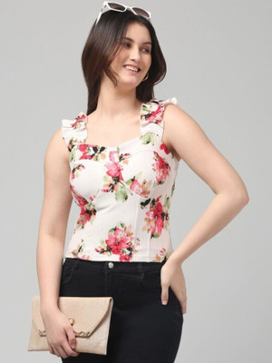 clobug Casual Printed Women Multicolor Top