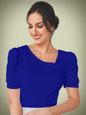 Kashonaa Casual Solid Women Blue Top