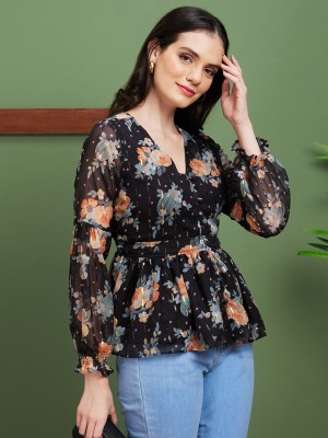 Globus Casual Printed Women Multicolor Top