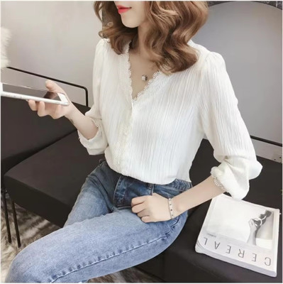 HR FASHION Casual Solid Women White Top