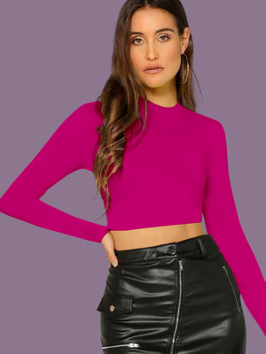 Dream Beauty Fashion Casual Solid Women Pink Top