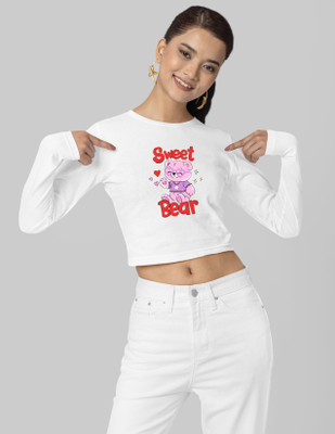 VEKTEK Casual Graphic Print Women White, Multicolor Top