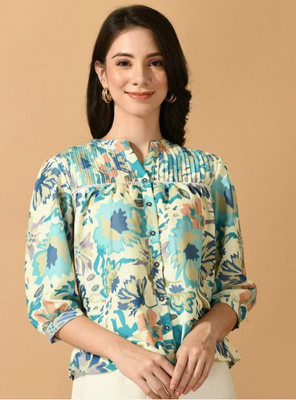 Cavercha Casual Printed Women Multicolor Top
