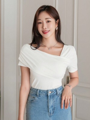 Istyle Can Casual Solid Women White Top