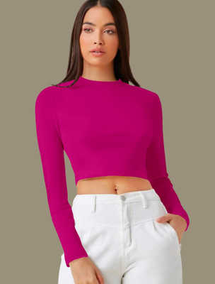 Dream Beauty Fashion Casual Solid Women Pink Top