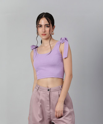 KOTTY Casual Solid Women Pink Top