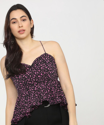 Tokyo Talkies Casual Printed Women Multicolor Top