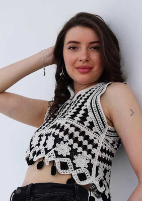 Epicedesigns Casual Solid Women Black Top