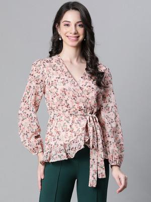 OXOLLOXO Casual Self Design Women Multicolor Top