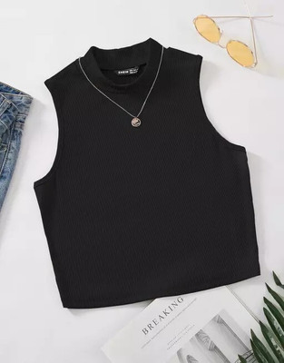 VABRU Party Self Design Women Light Blue Top