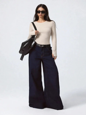 KOTTY Casual Solid Women Beige Top