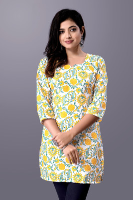 FULPARI Casual Printed Women Multicolor Top