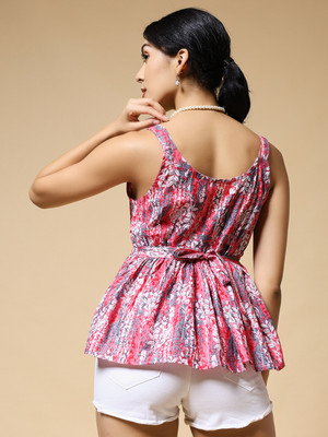 Istyle Can Casual Printed Women Multicolor Top