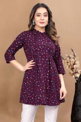darshak creation Casual Printed Women Multicolor Top