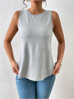 Styvibe Casual Solid Women Maroon Top