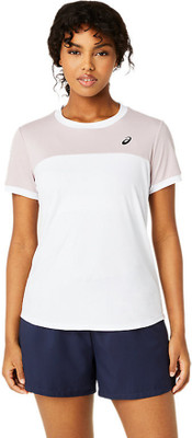 Asics Casual Solid Women White Top