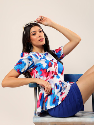 KOTTY Casual Floral Print Women Multicolor Top
