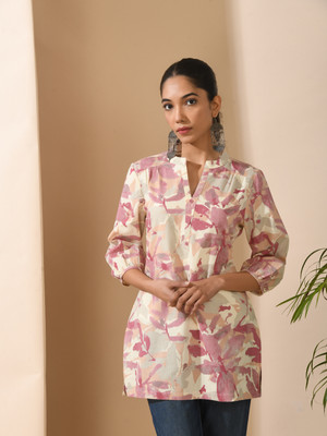 Meesan Casual Printed Women Multicolor Top