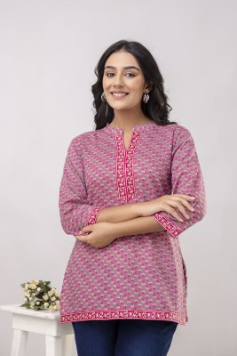 Kohsh Casual Printed Women Pink Top