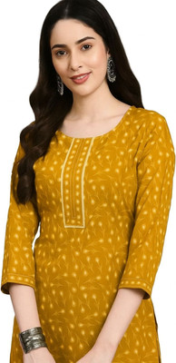 VILONI Casual Printed Women Brown Top