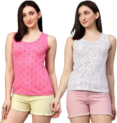 UNFLD Casual Printed Women Multicolor Top