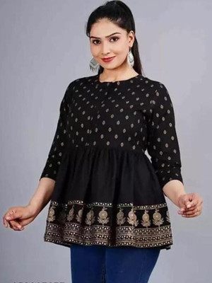 SHREE SHYAM FASHION Casual Printed Women Multicolor Top
