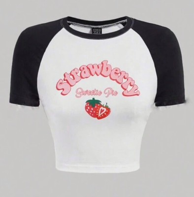 JassicaApparel Casual Printed Women Black, White Top