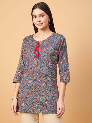 Neesh Casual Printed Women Multicolor Top