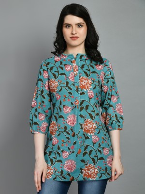 Meesan Casual Printed Women Multicolor Top