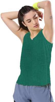 jovo Casual Solid Women Green Top