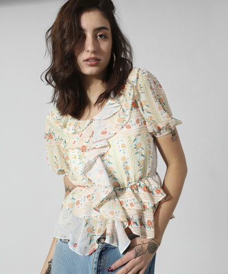 ONLY Casual Printed Women Multicolor Top