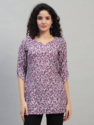 SHAHVEER CREATION Casual Printed Women Multicolor Top