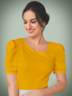 Kashonaa Casual Self Design Women Yellow Top