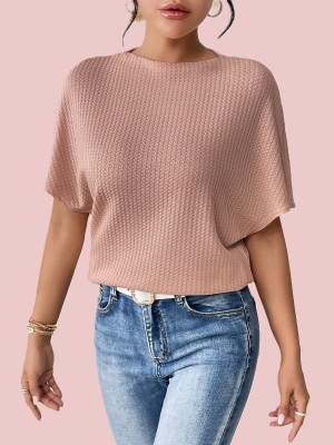 Rahi Trendz Party Solid Women Pink Top