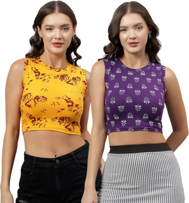 DIAZ Casual Printed Women Multicolor Top