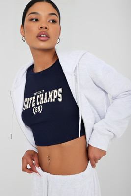 Sollobell Casual Self Design Women Dark Blue Top