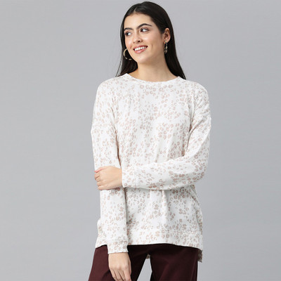 London Rag Casual Printed Women White Top